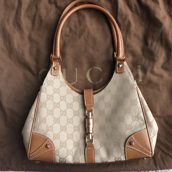 Vintage Gucci Jackie O GG Shoulder Bag - Picture 2 of 15